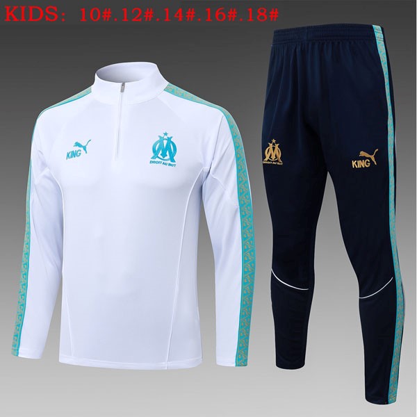 Ninos Sudadera De Training Marsella 2026/27 Blanco
